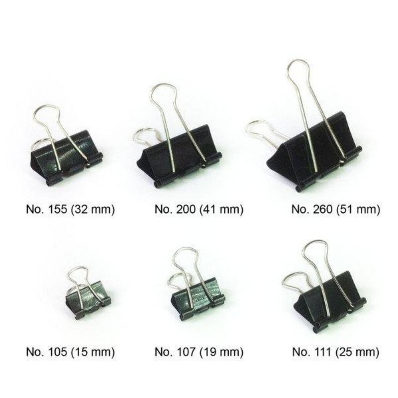

V-TEC BINDER CLIP 155 PER PAK