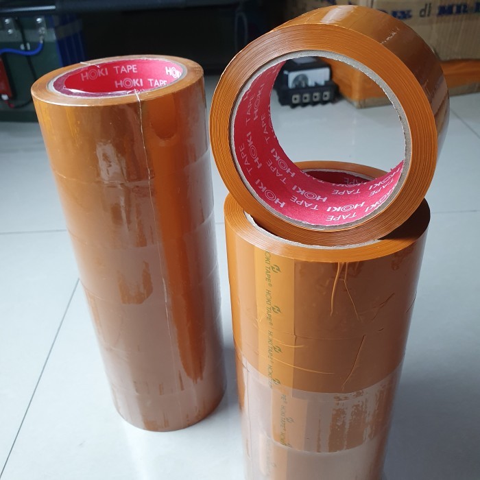 

JS99 Lakban 100 yard X 48mm Bening V one TERMURAH - Cokelat