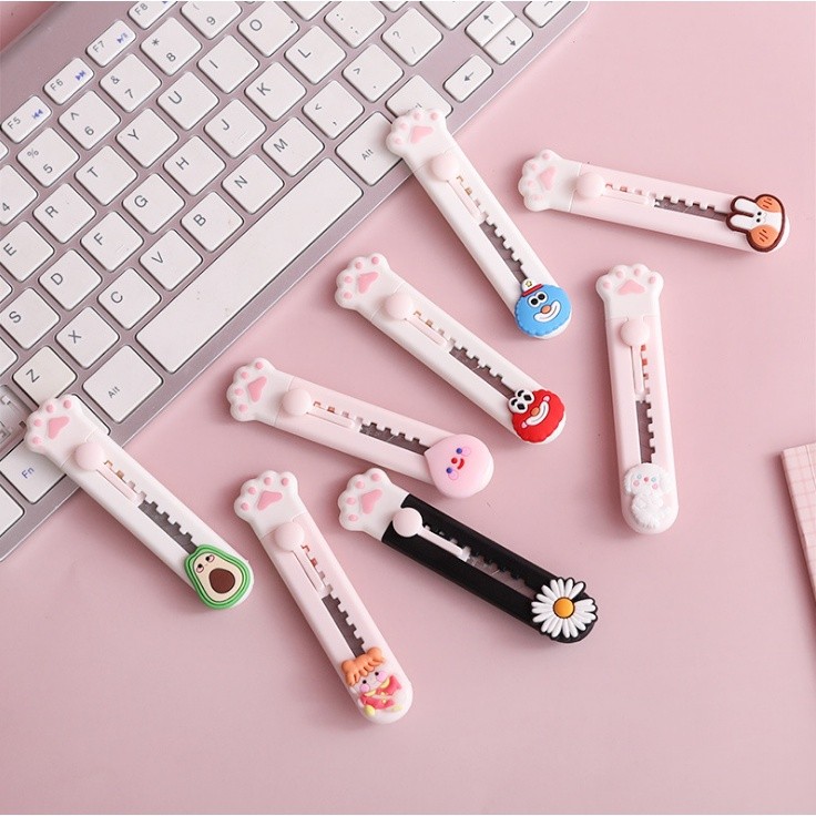 

⭐JOJU⭐ CUTTER UNIK PAW / CUTTER LUCU MOTIF PAW / PISAU CUTTER LUCU