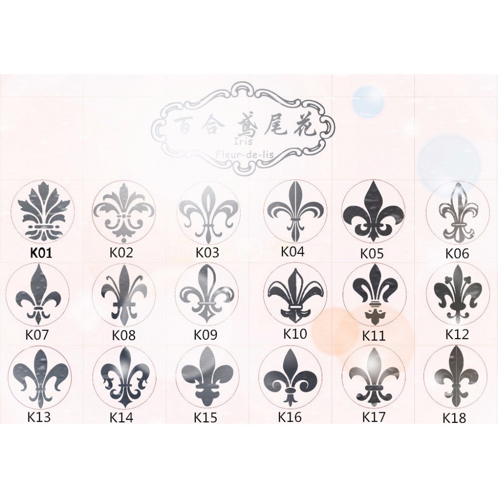 

DECORATIVE FILIGREE FLEUR DE LIS VICTORIAN DECO WAX SEAL STAMP Flower wax seal STAMP head for envelop