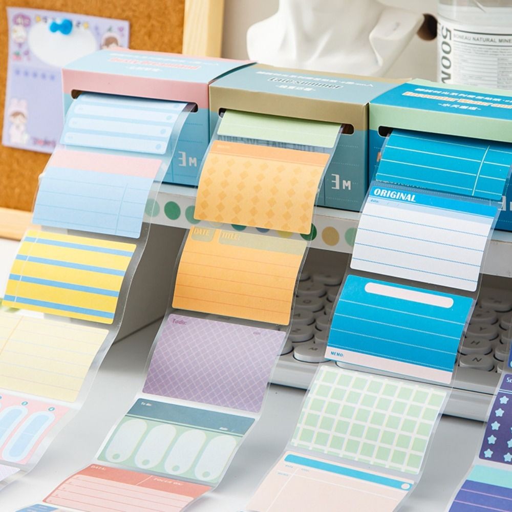 

Sticky Reminder Pull-out Roll Label Sticker Reading Notes Journal Agenda Adhesive Tape Notes To Do List Keypoints Marker