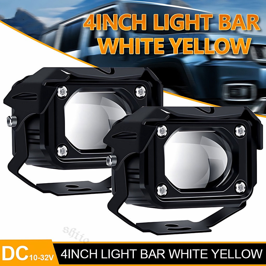 Lampu Tembak Motor Mobil Sorot 2warna Big Led 1 Mata/Lampu Tembak Sorot Motor Mobil