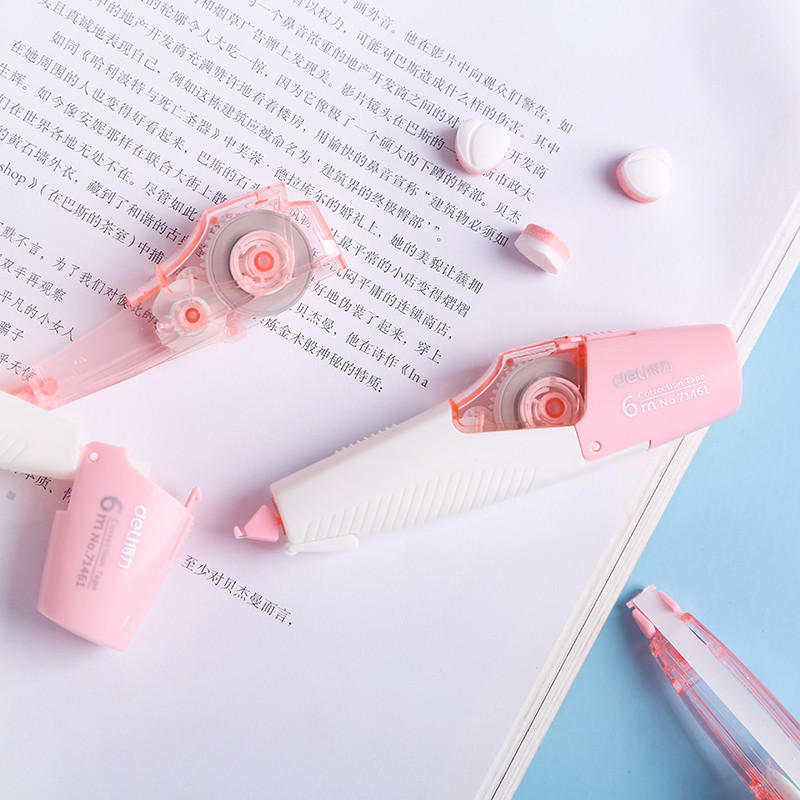 

Mohamm 2+1 5mm*6m White Out Correction Tape Pen with 2 Refills Set School Office Supplies Stationery