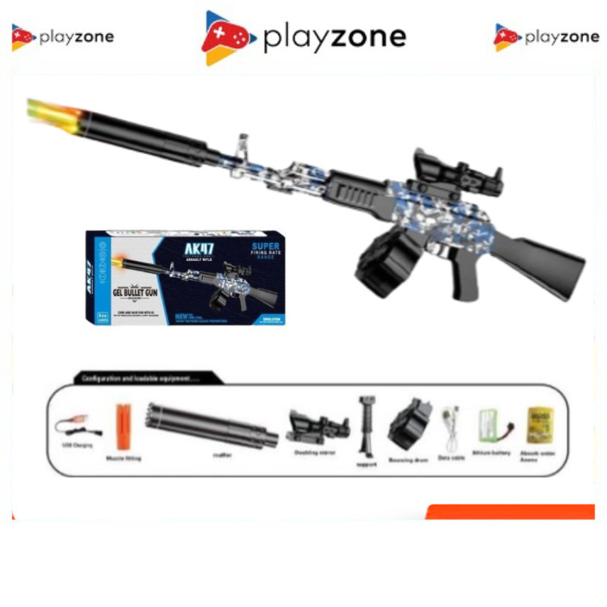 Mainan Anak SUPER AK47 M03-A TOYS Mainan Tembakan Bubble Anak