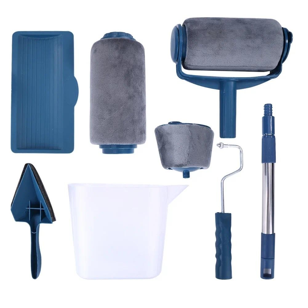 

Paint Brush Roller Corner Brushes Set Household Use Wall Decorative Professional DIY Painting Brush Handle Tool