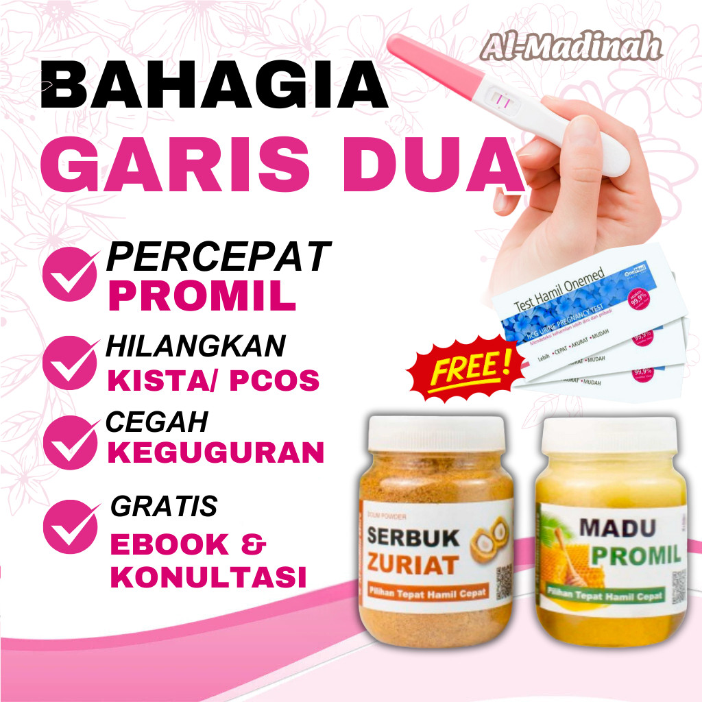

Zuriat Al-Madinah I Paket Promil Serbuk zuriat 125 Gram + Madu 250 Gram Al Madinah