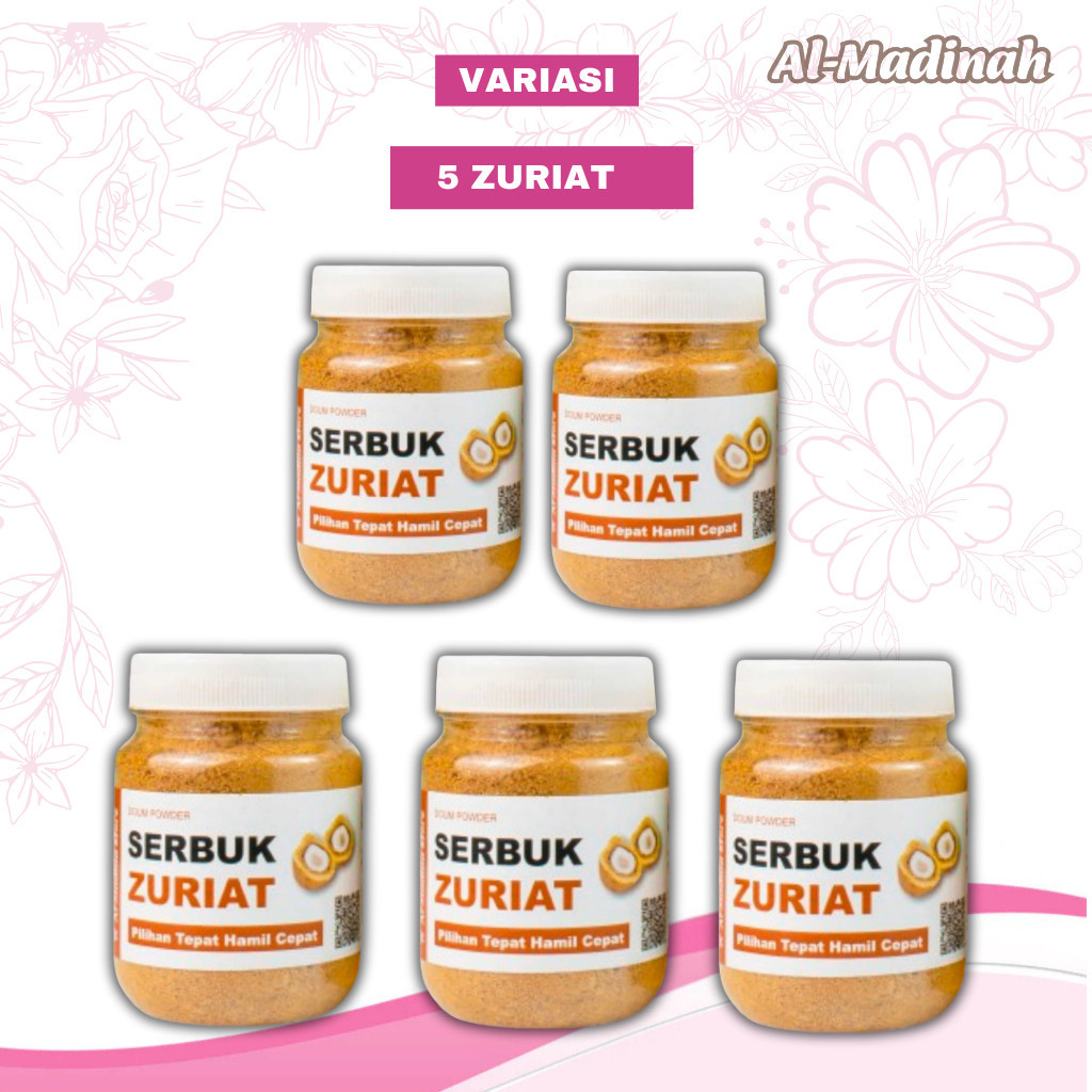 

Paket Promil Serbuk Zuriat Zuriat Al-Madinah I (dapat 5) Serbuk Zuriat 125 Gram - Promil Ampuh Bisa COD
