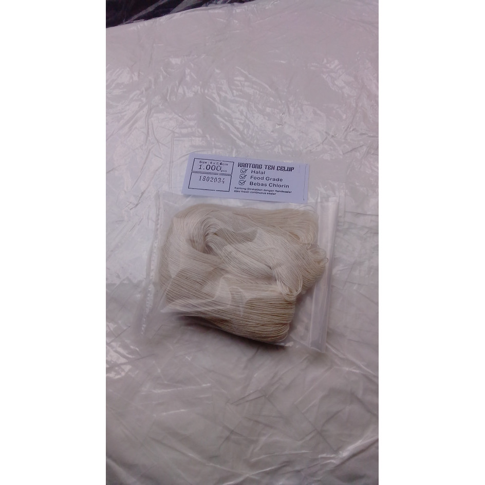 

KANTONG TEH BISA BERDIRI 1000 pcs + BENANG FOOD GRADE