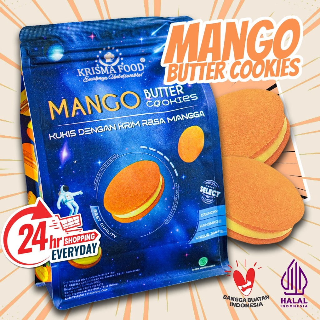 

MANGO BUTTER COOKIES (P)