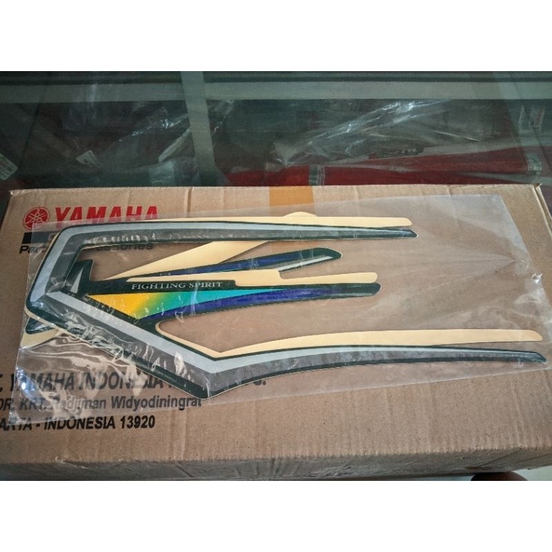 Stiker Striping RX King Master 2001 Hijau Botol