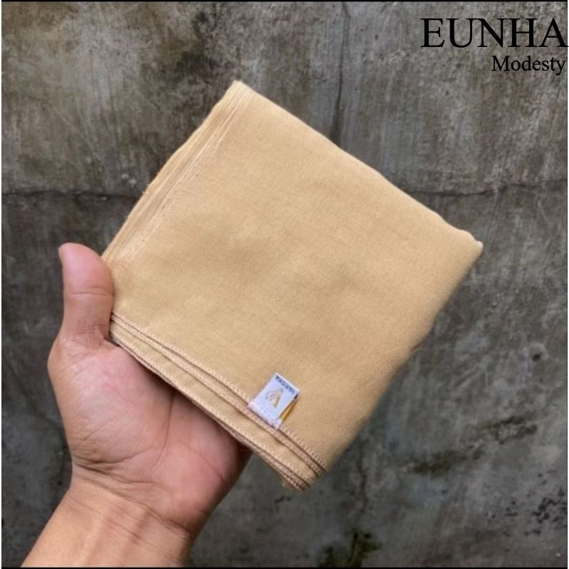 COD HIJAB SEGIEMPAT PARIS JADUL VARISHA WARNA LENGKAP WARNA DARK CREAM