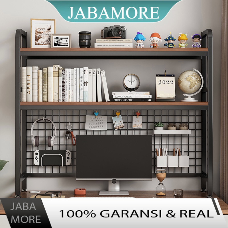 

JABAMORE Rak Desktop Storage Rak Meja Station