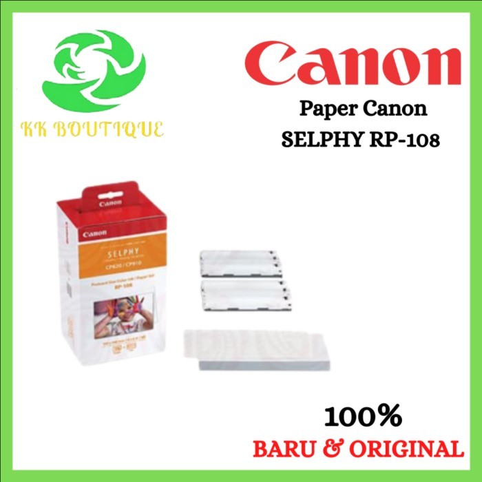 

Paper Canon SELPHY RP-108 For Printer CANON CP - RP-108