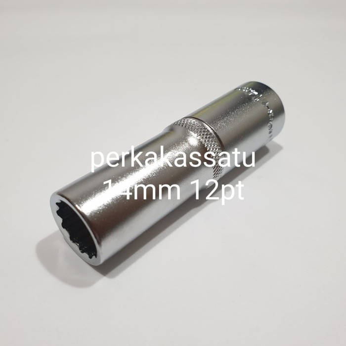 KUNCI MATA SOCK PANJANG 1/2" X 14MM 12PT LAKONI PRO 14 MM SOCKET SOK