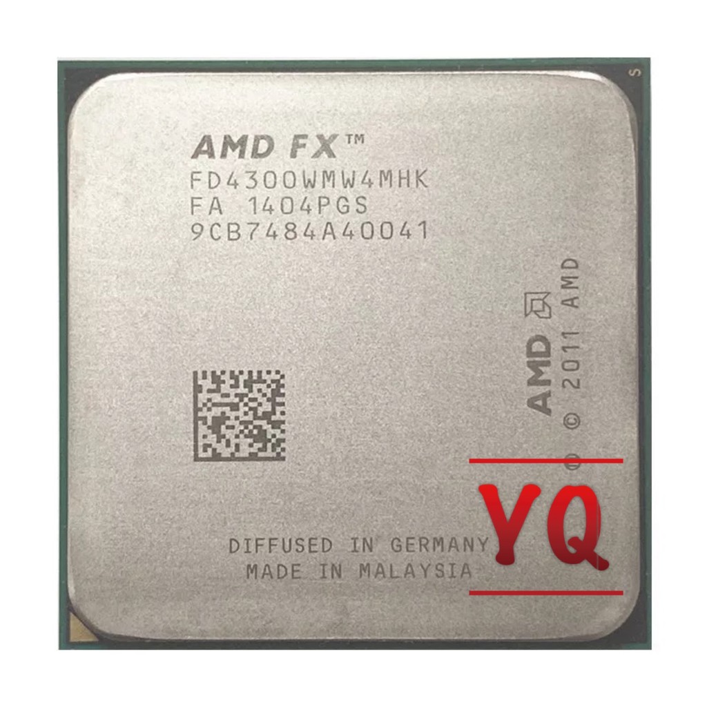 AMD FX Series FX4300 3.8GHz Quad-Core CPU Processor FX 4300 FD4300WMW4MHK 95W Socket AM3+