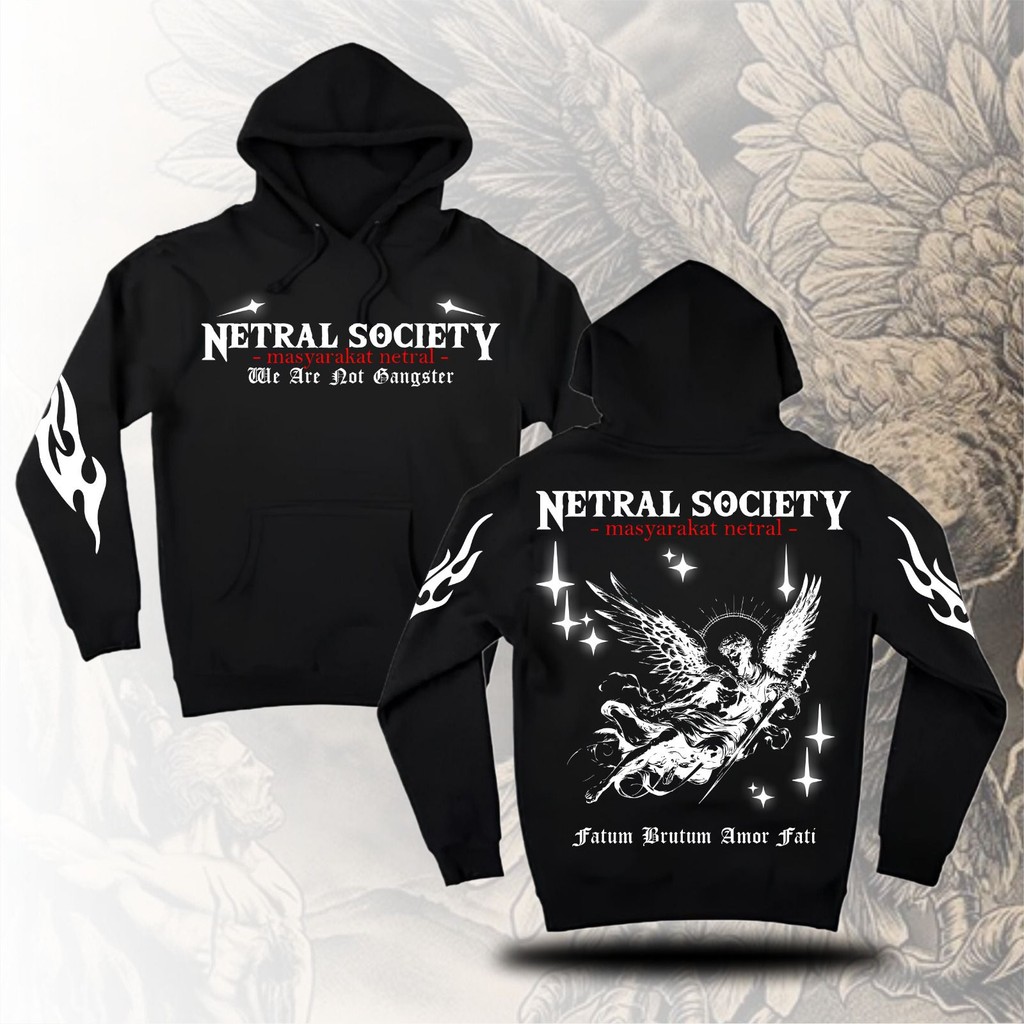 Ts Hoodie Netral Society Masyarakat Netral Classy Store