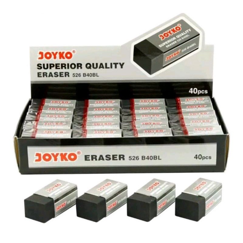

(PRO_ATK) Penghapus Joyko B40 Black/Penghapus Pensil