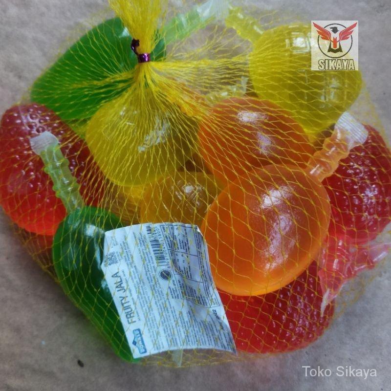 

10pcs Fruity Jala / Fruit Jala / agar agar buah jaring jadul / jajanan jadul / jelly