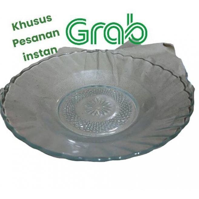

1 lusin piring makan kaca murah isi 12 pcs ukuran 23cm