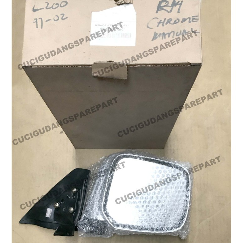 Spion Mitsubishi L200 Strada 1997-2002 Manual Chrome MR388146 Kanan