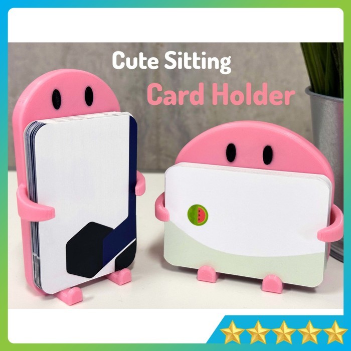 

Card Holder Cute Sitting Kotak Kartu