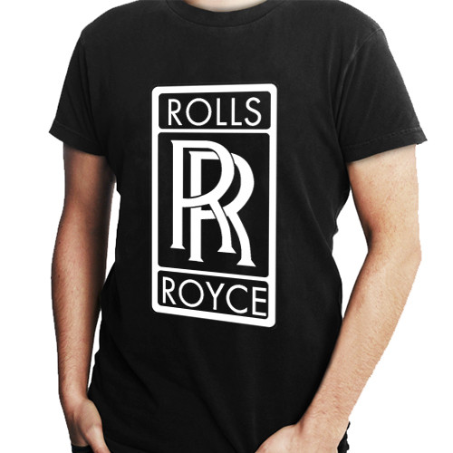 T-Shirt Kaos Baju skena cowok Rolls Royce S M L XL 2XL 3XL Unisex Lengan Pendek Printing
