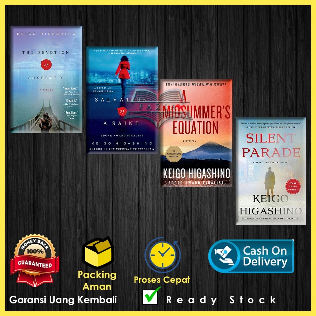 The Devotion of Suspect X | Salvation of a Saint | A Midsummer's | Silent Parade by Keigo Higashino