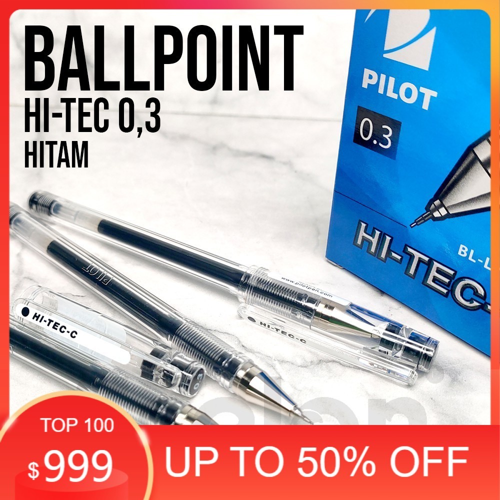 

1buah Pulpen PILOT Hi-tech 0.3 ASLI / 1biji Pilot Hi-Tech