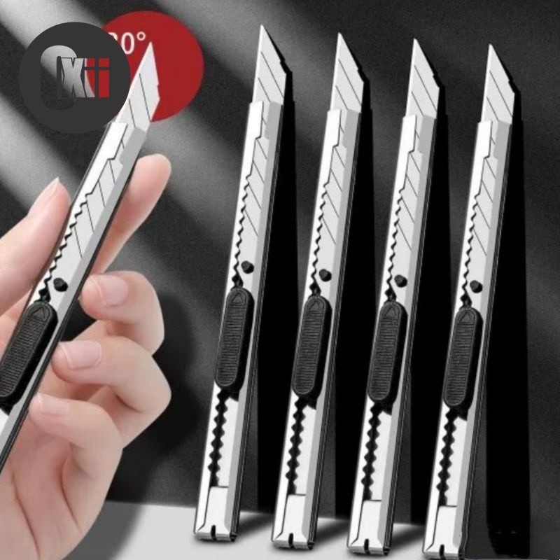 

Sliver Pisau Cutter / Kater Kecil Besi 30 / 60 Derajat Degrees Stainless Samoyed Knife Pisau Steel Pemotong Kertas Packing