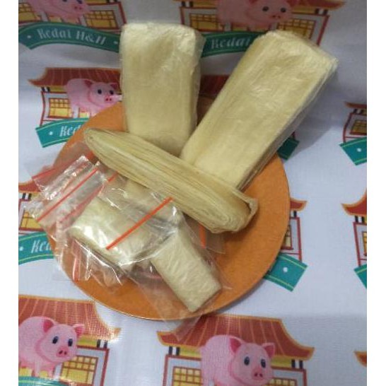 

ready Terbaru Usus babi kering / kulit sosis