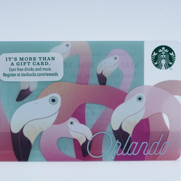 

Kartu Starbucks Card USA Plastick Orlando Flamingo Edition America Amerika Collection Koleksi Merchandise | SKU 3.025.0025