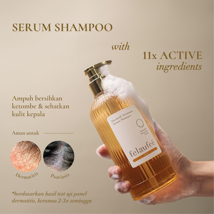 FELAUFEE - Dandruff Treatment Serum Shampoo - Twilly | Anti Ketombe | Equiscalp Technology
