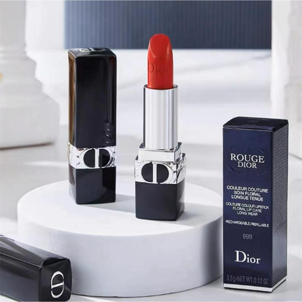 【100% Original】Dior Lipstick Rouge Matte  Velvet Lipstik 3.5g/Dior lipstik 1.5g