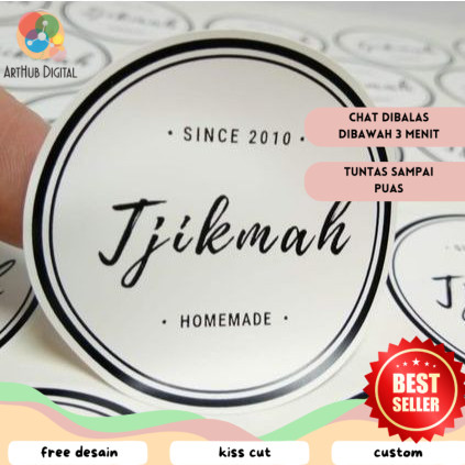 

AHD Print & Cut Sticker A3+ Cetak Kiss Cut Stiker Label Vinyl Doff/Glosy Tahan Air