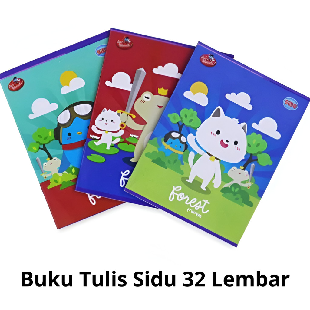 

(1 PCS) Buku Tulis Sinar Dunia SIDU 32 isi 1 BUKU ukuran Kwarto - Sidu Buku Tulis 32 Lembar