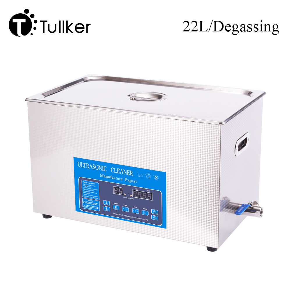 Sweep Frequency Ultrasonic Cleaner Degassing 22L Stainless Tank DPF Glassware Hardware PCB Circuit b
