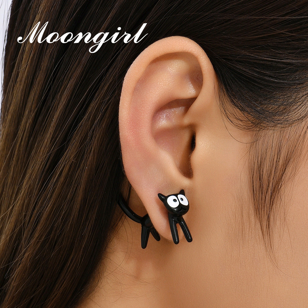 【Moongirl】Anting anak kucing anting anting hewan kecil yang dipersonalisasi anting anting hewan keci