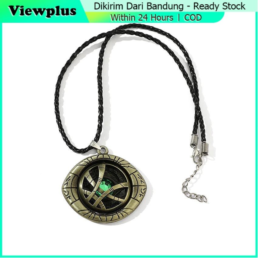 Doctor Dr Strange Glow Dark Kalung Eye Agamotto Cosplay Avengers