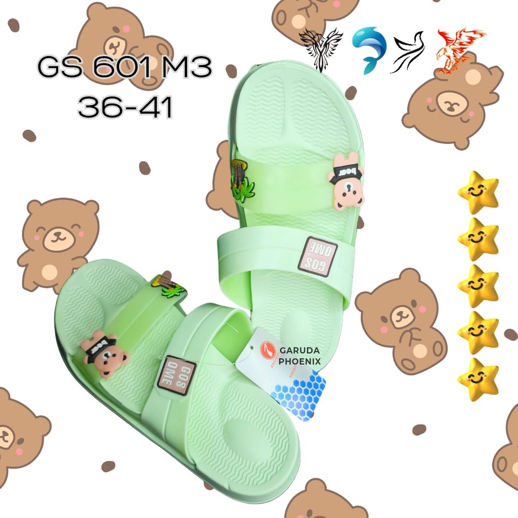 Sandal Selop Wanita GOSOME 601 M3 ban 2 PHYLON EVA Trendy dan Stylish