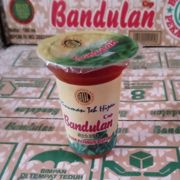 

Teh Bandulan gelas 180ml 1 dus isi 24 gelas /minuman teh