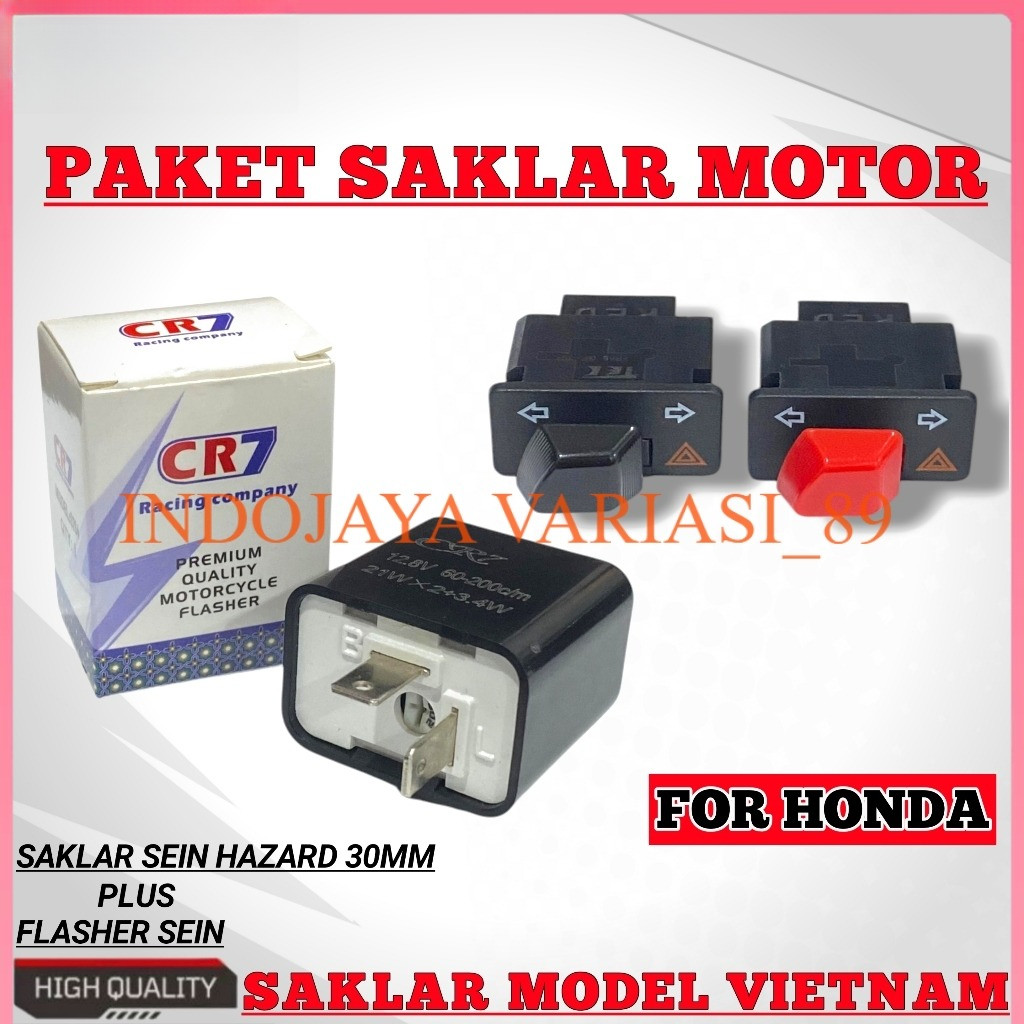 SAKlAR SEN SEIN HAZARD PLUS FLASHER SEN HONDA PENGATUR KECEPATAN KEDIP LAMPU SEIN BEAT FI VARIO 125 
