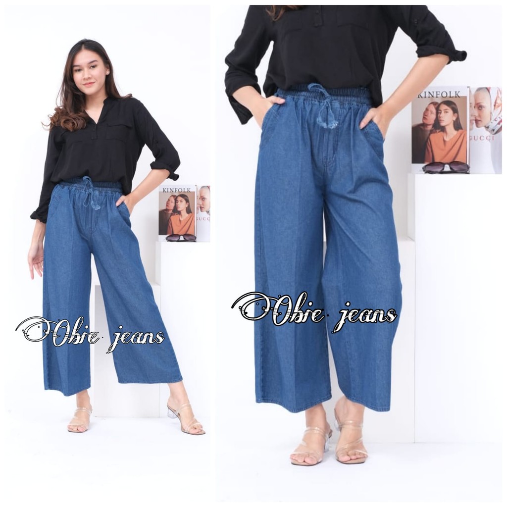 By obie CELANA KULOT JEANS WANITA MUAT BB 45 SAMPAI 85