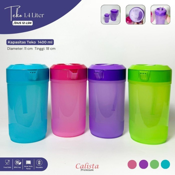Calista Teko 1400ML/1.4L/Teko plastik
