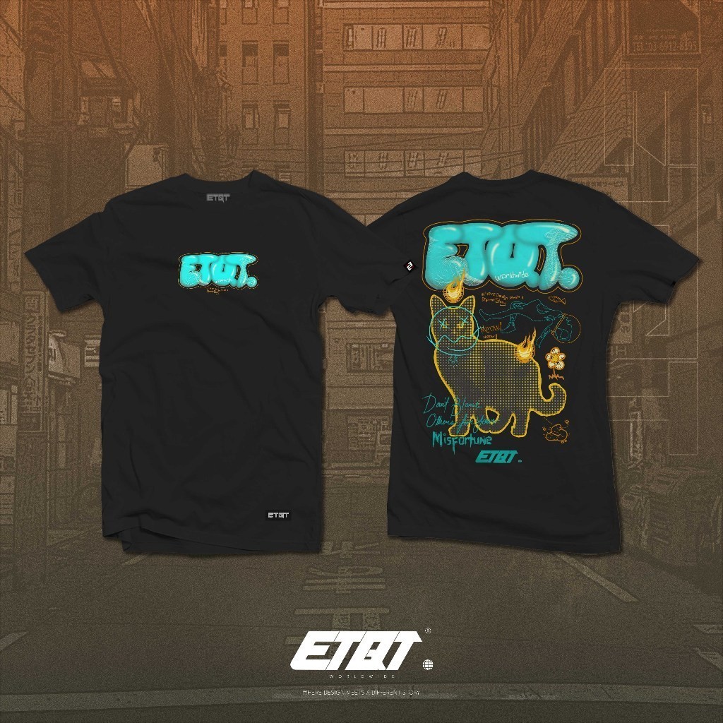 ETQT Anime Oversized Shirt - Unisex - ETQT Brand Shirt - Misfortune