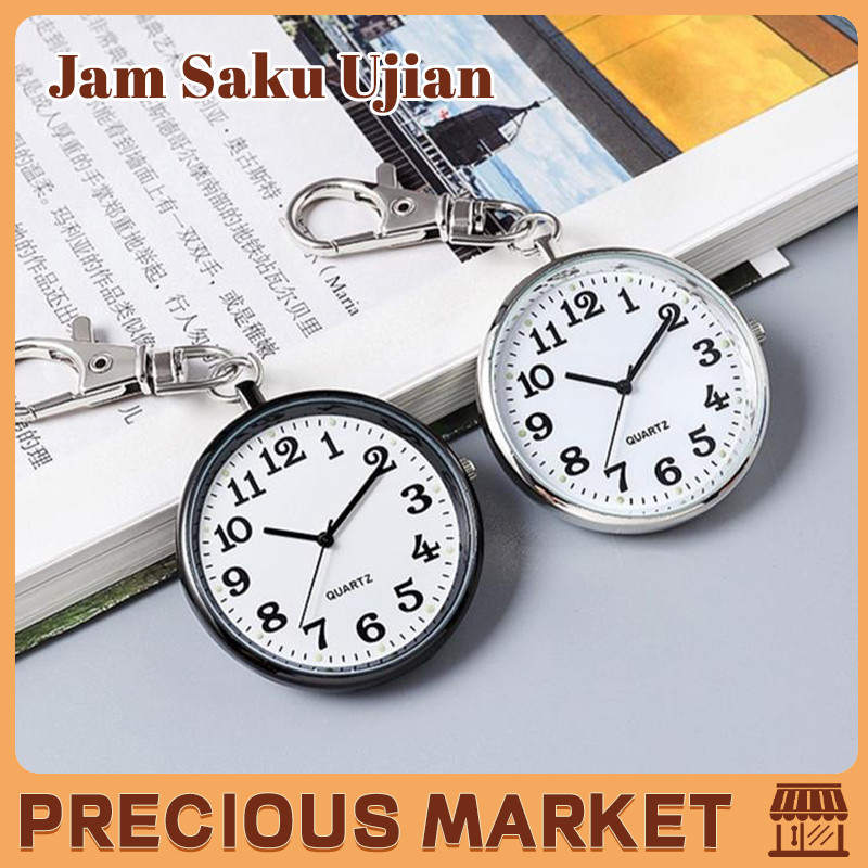 Jam Saku Gantungan Kunci Perawat Mini Hadiah Dokter Nurse Watch Jam Saku Perawat