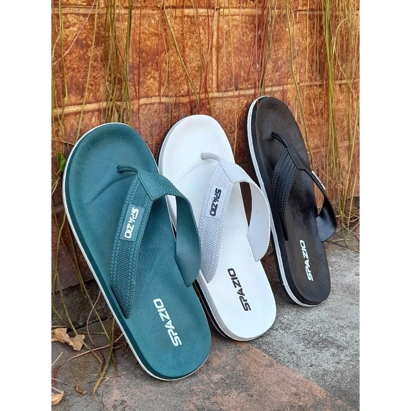 [DISKON GILA] Sandal jepit pria spazio karet PVC santai model classic sendal pria kekinian Terlaris