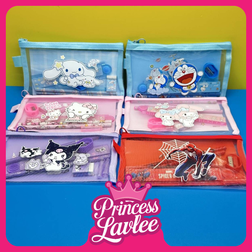 

PL S6150 Alat Tulis Lengkap Karakter Set Alat Tulis 7 in 1 Tempat Pensil Karakter Lucu Paket Alat Tulis Motif
