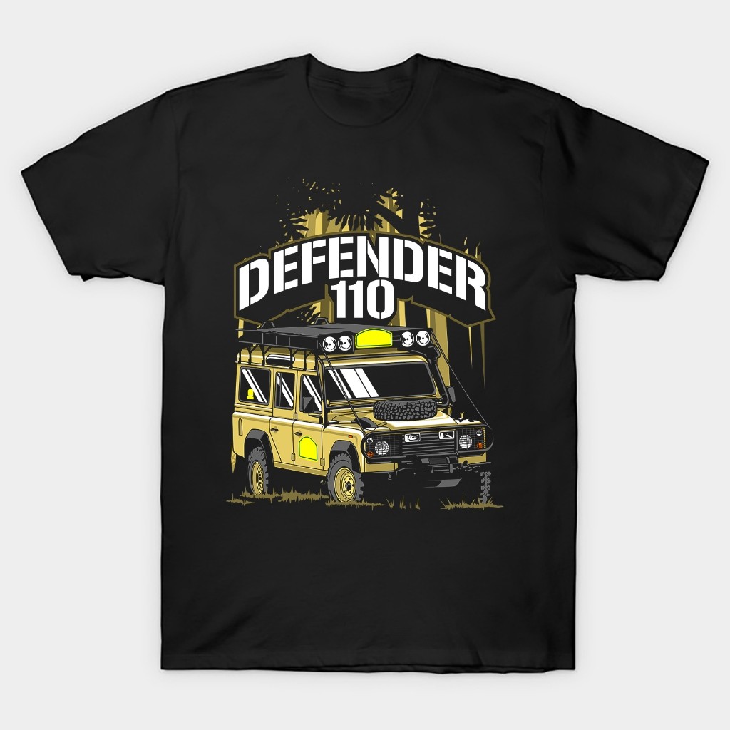 Kaos T shirt otomotif land rover defender 110