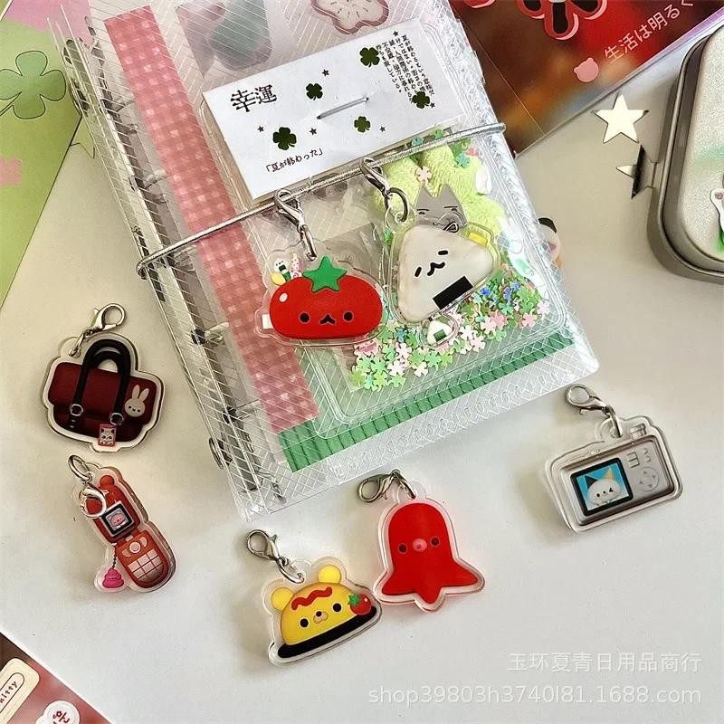 

1Pc Y2k Kawaii Japanese Showa Vintage Early Style Food Pendant for Notebook Scrapbook Journal Album DIY Deco Cute Accessories