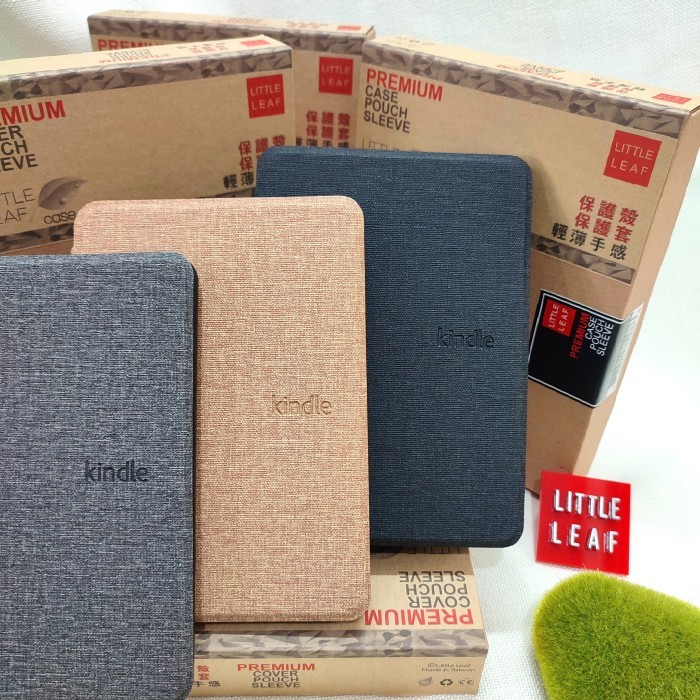 

promo -Fabric Case Kindle Paperwhite 10th 10 Cover Casing Denim Hard HardCase - Biru